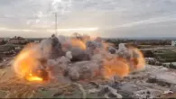 نسف مباني قصف منزل